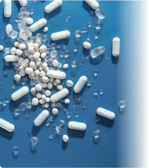 Probiotic bacteria illustration
