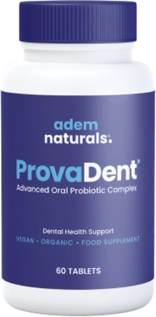 ProvaDent bottle, Advanced Oral Probiotic Complex, 60 tablets